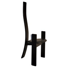 Golem glossy lacquered chair by Vico Magistretti for Poggi, 1960s