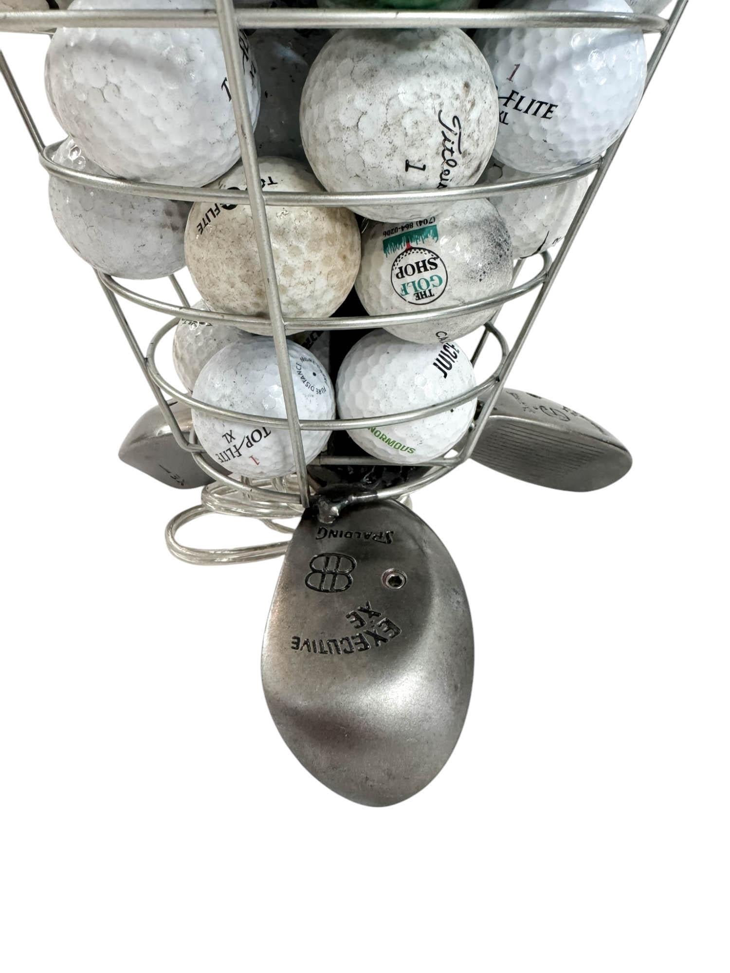 Lampe à poser Golf Art Basket en vente 7