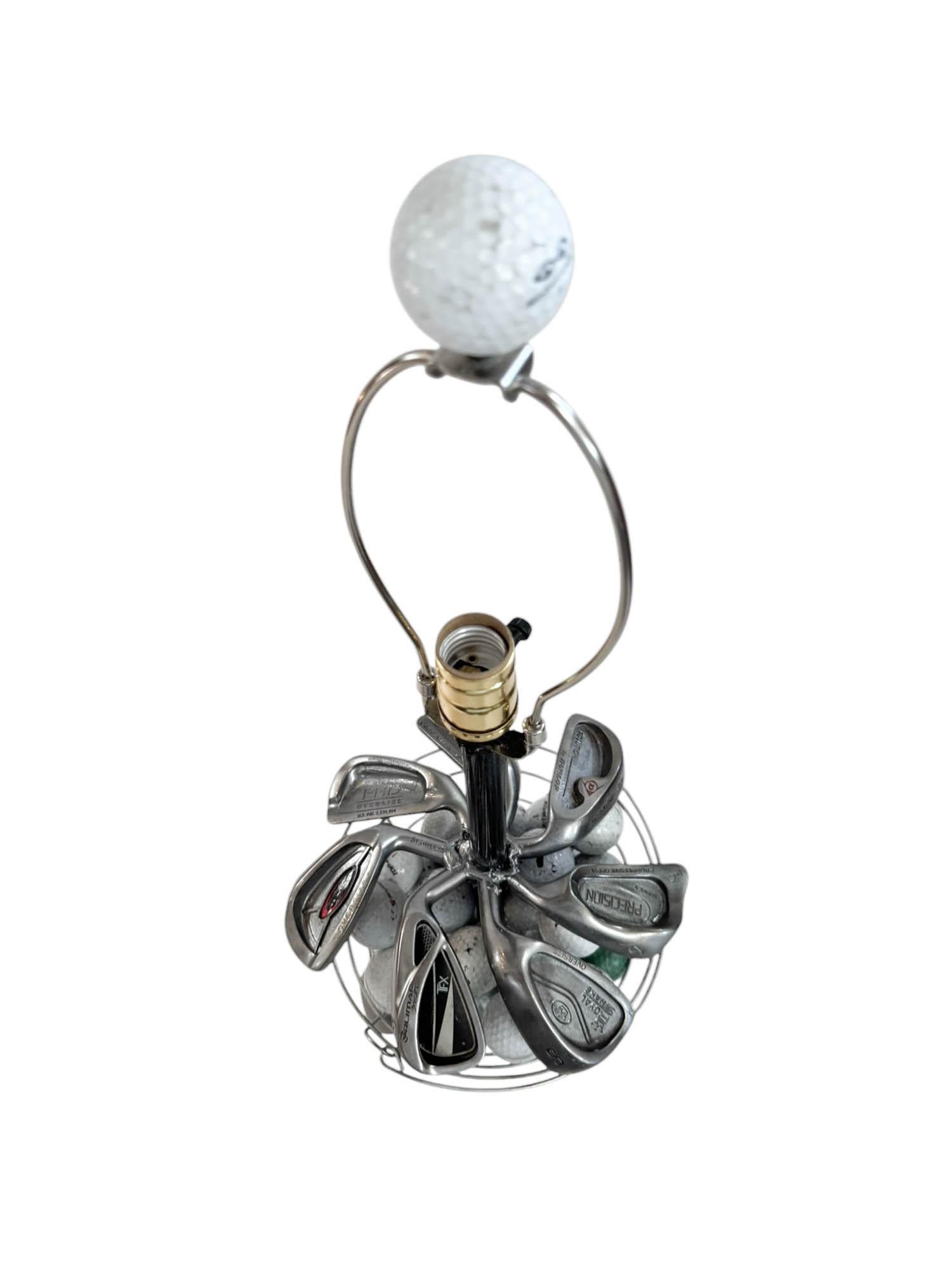 XXIe siècle et contemporain Lampe à poser Golf Art Basket en vente