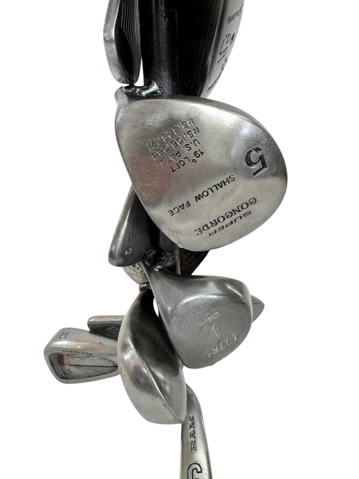 Lampe de table d'art de golf en vente 4