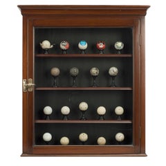 Antique Golf Ball Display Cabinet