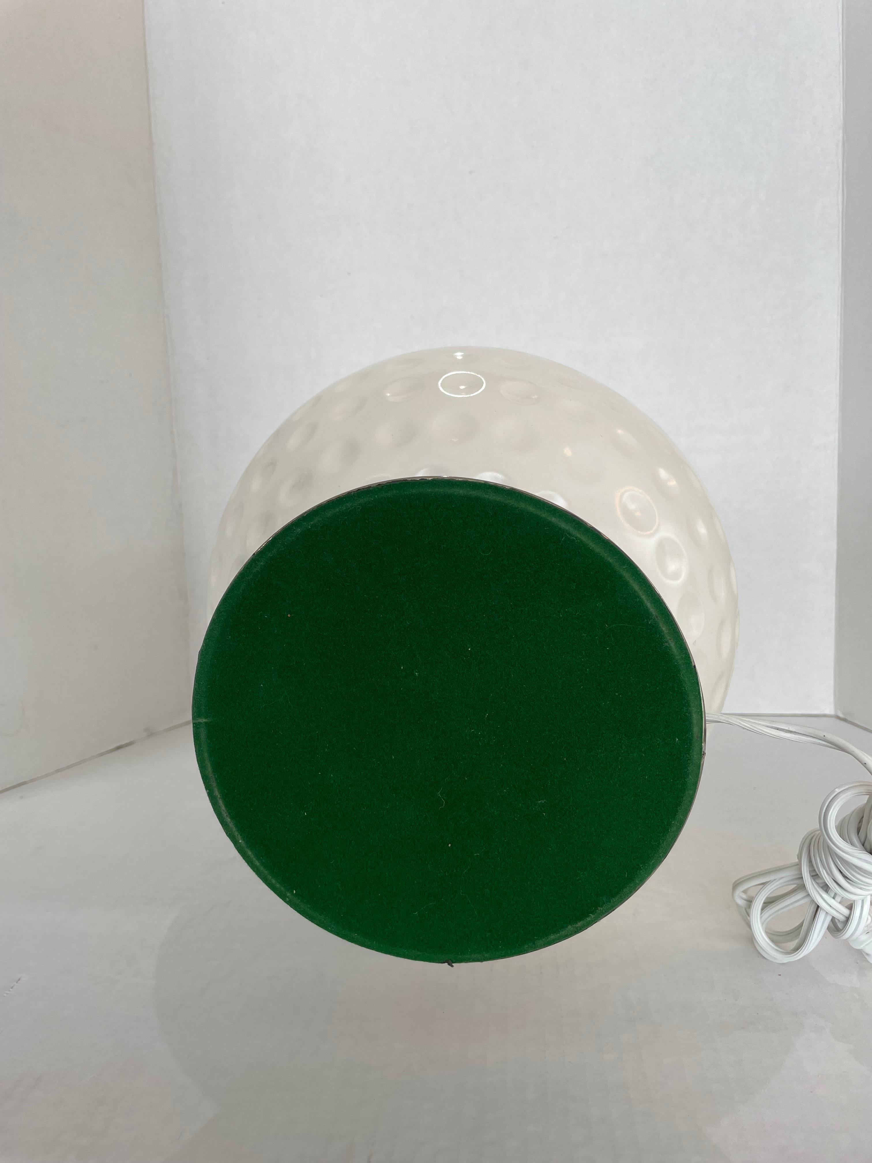 20th Century  Golf Ball Form Table Lamp