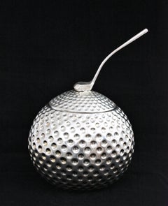 Golf Ball Ice Bucket Wine Cooler by Valenti, Spain, 1960s