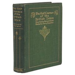Antique Golf Book, Bernhard Darwin, Golf Courses of the British Isles