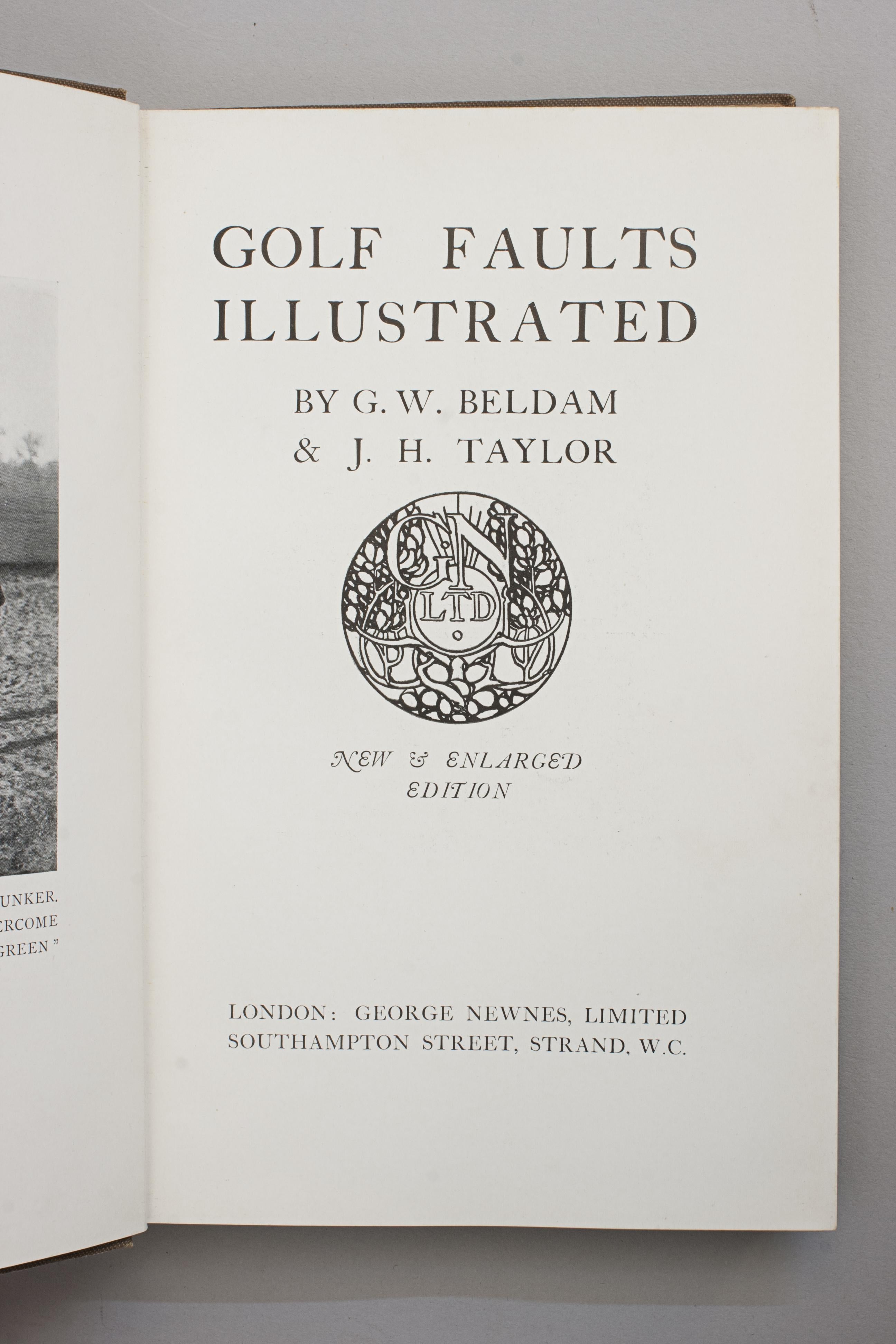 Golfbuch, Golfspuren illustriert von G.W. Beldam & J.H. A. Taylor (20. Jahrhundert)