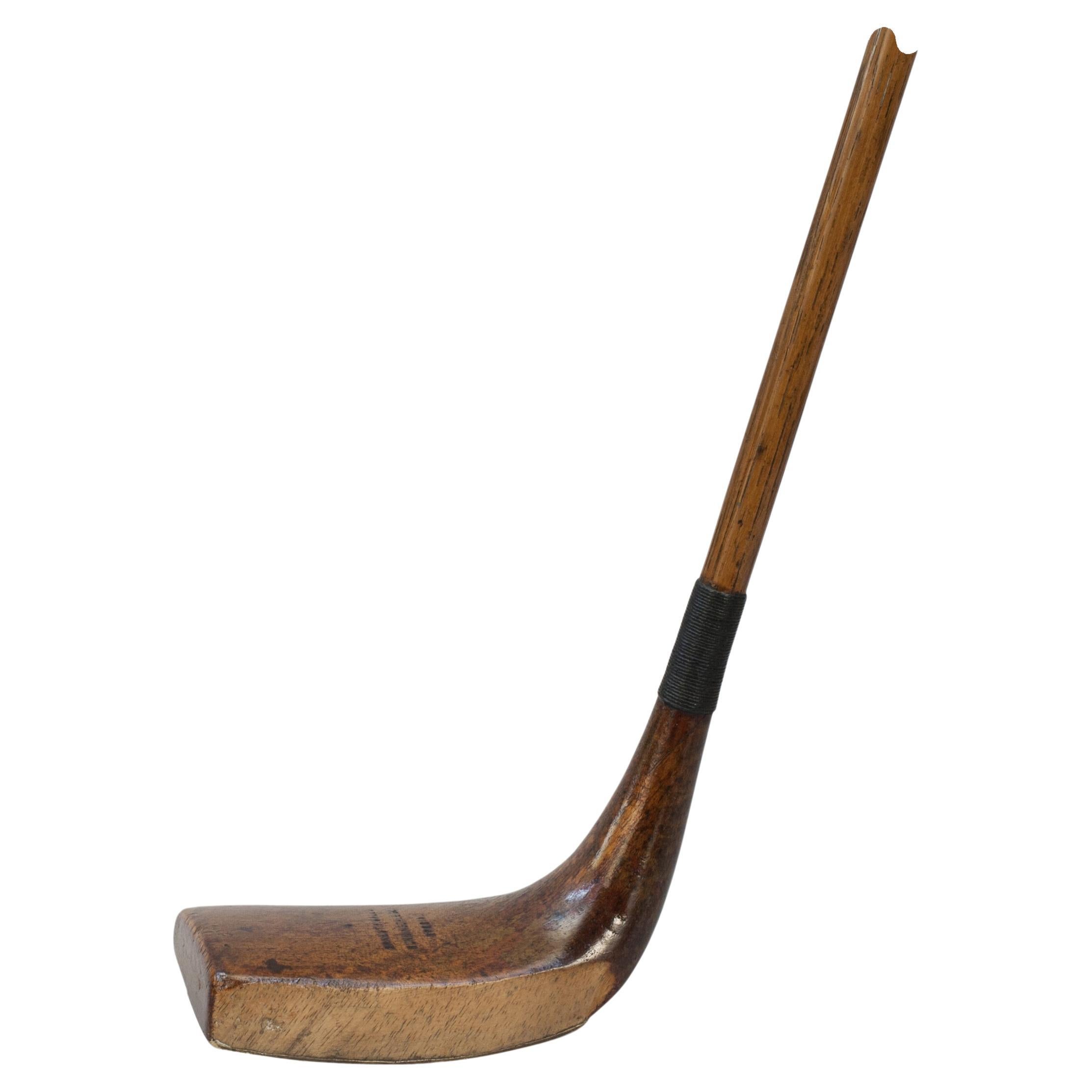 Golf Club, Gassiat Type Putter by Ernest F. Sales of Sunningdale For Sale