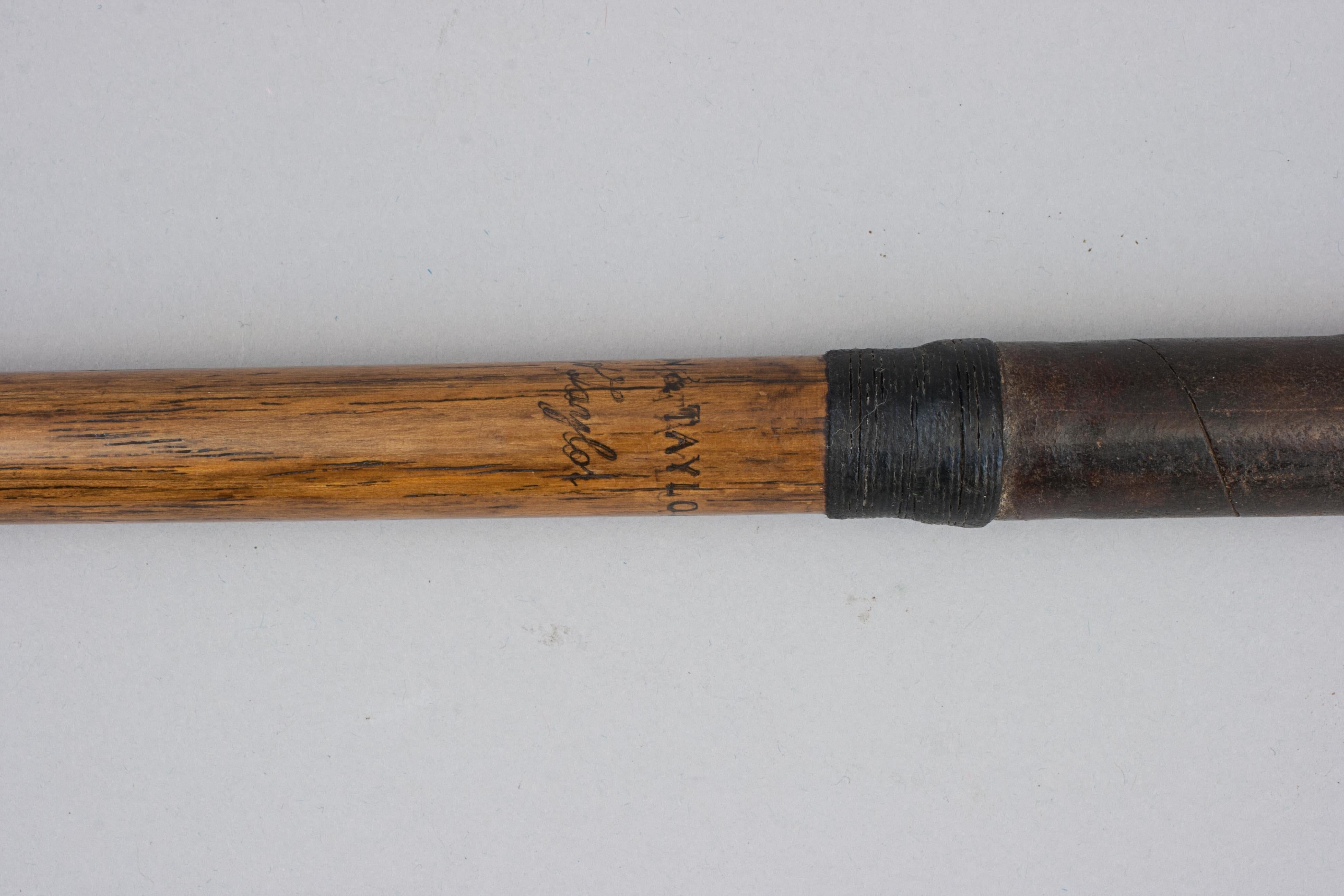 Golf Club Iron by Cann & Taylor With J.h Taylor Autograph In Good Condition For Sale In Oxfordshire, GB