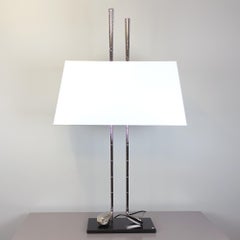Golf Club Table Lamp in Brass in White Bronze Finish