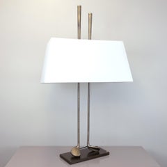 Golf Club Table Lamp in Vintage Brass Finish