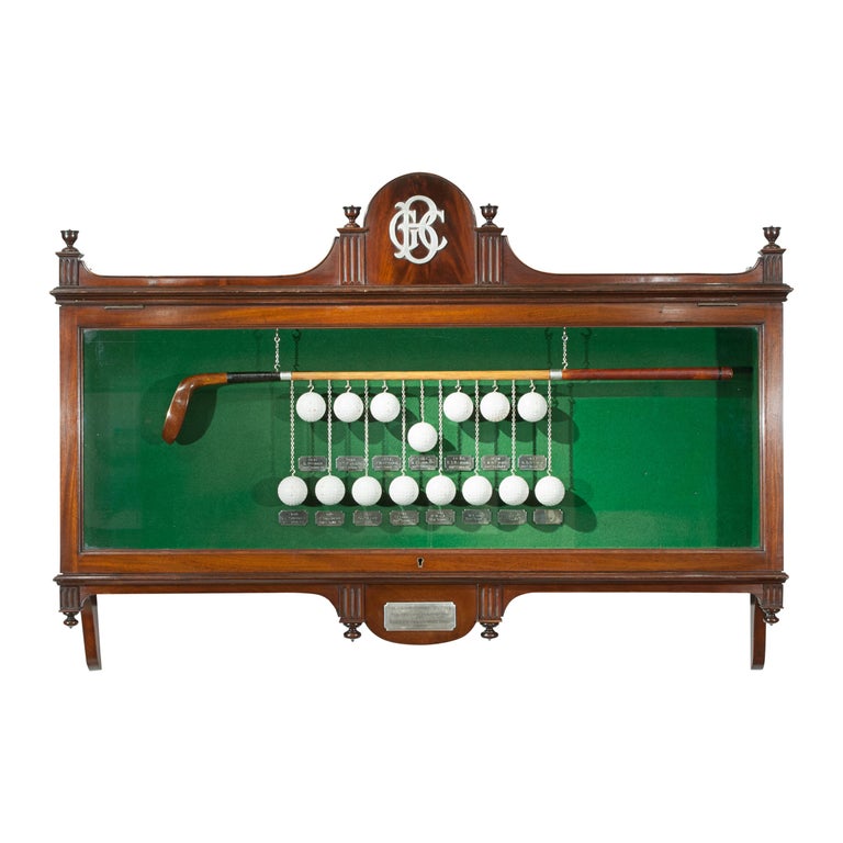 Golf Club Trophy Display Cabinet At 1stdibs