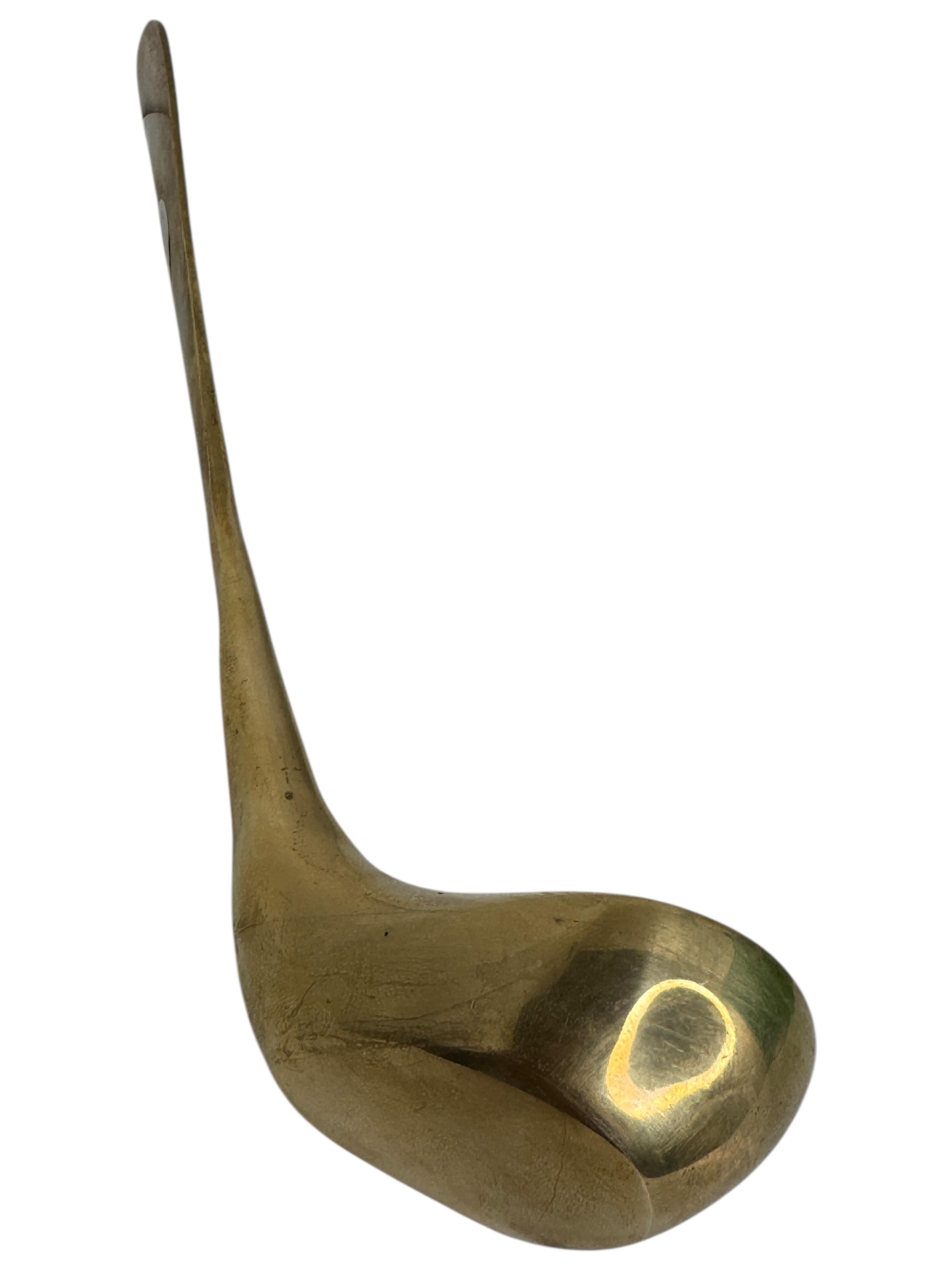 Mid-Century Modern Chausse-pieds pour clubs de golf Laiton Vintage Allemand 1960s en vente