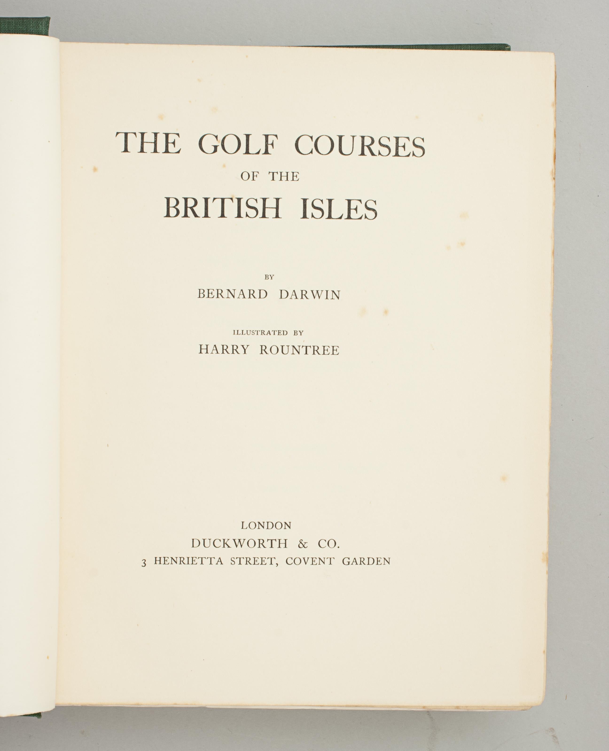 English Golf Courses of the British Isles by Bernard Darwin