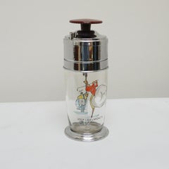 'Golf Delmonte' Self Mixing Vintage Cocktail Shaker