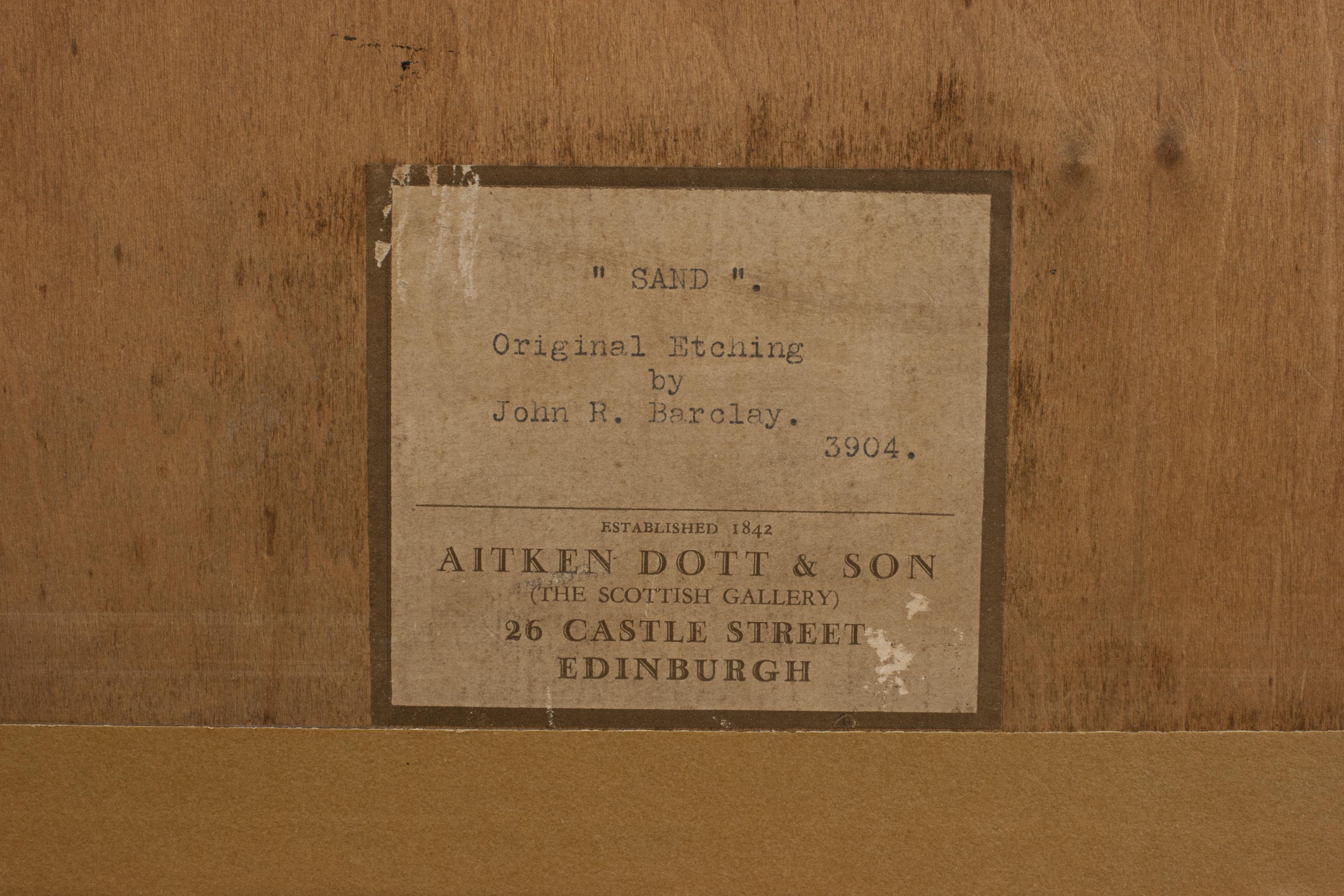 Gravure de golf par J.R. Barclay, Sand. en vente 3