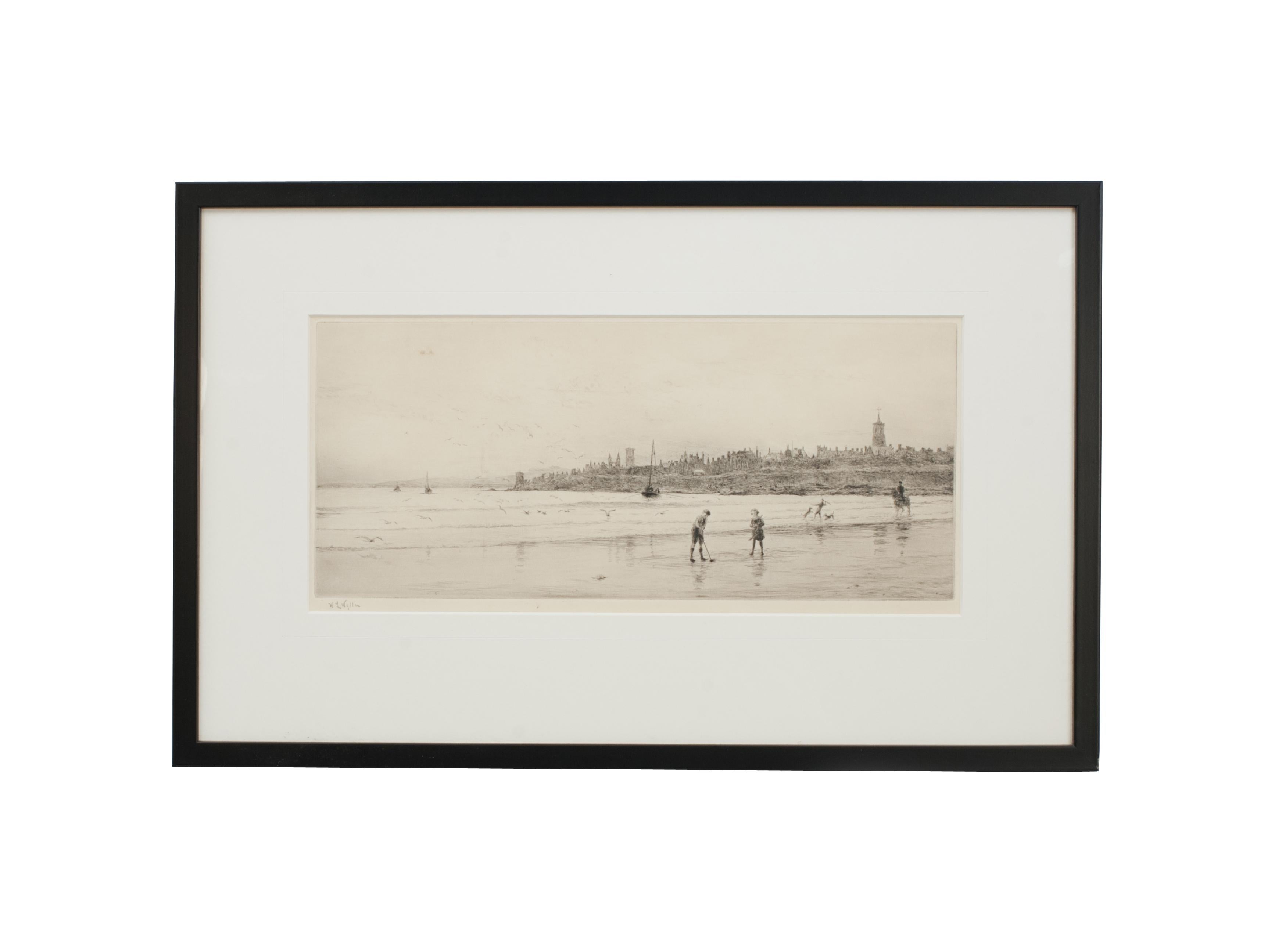 Gravure de golf de St Andrews par Wyllie en vente 6
