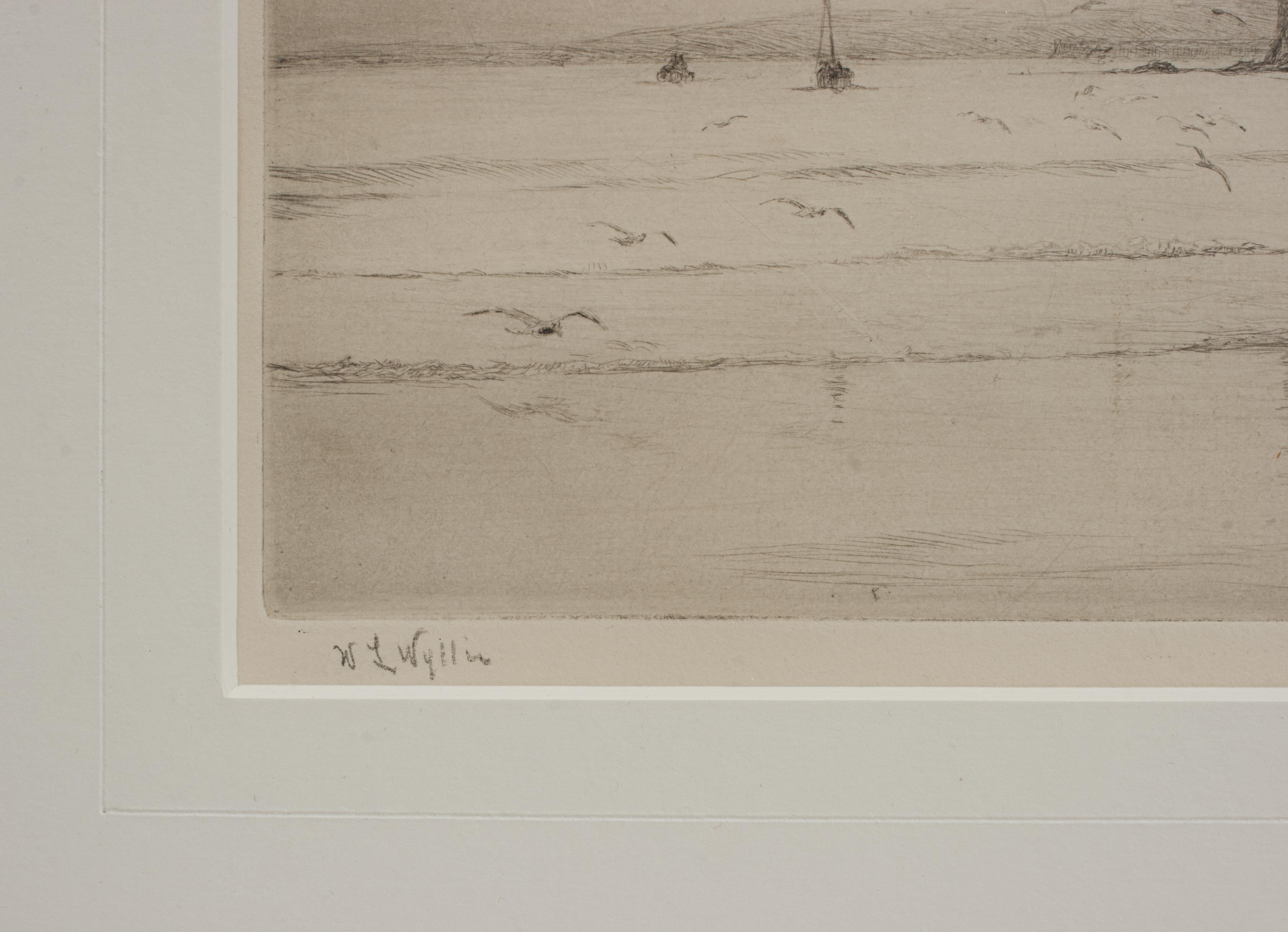 Papier Gravure de golf de St Andrews par Wyllie en vente