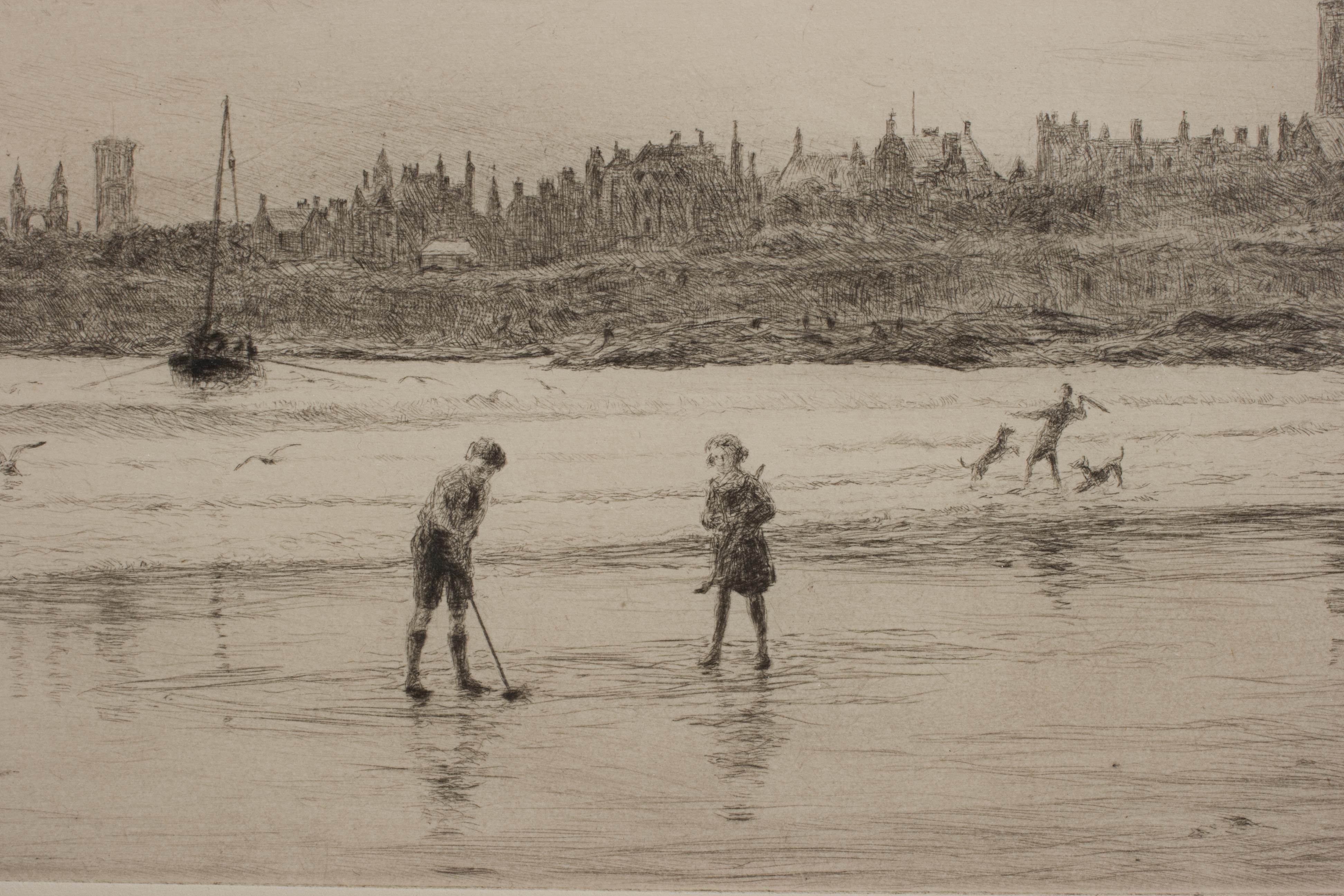 Gravure de golf de St Andrews par Wyllie en vente 1
