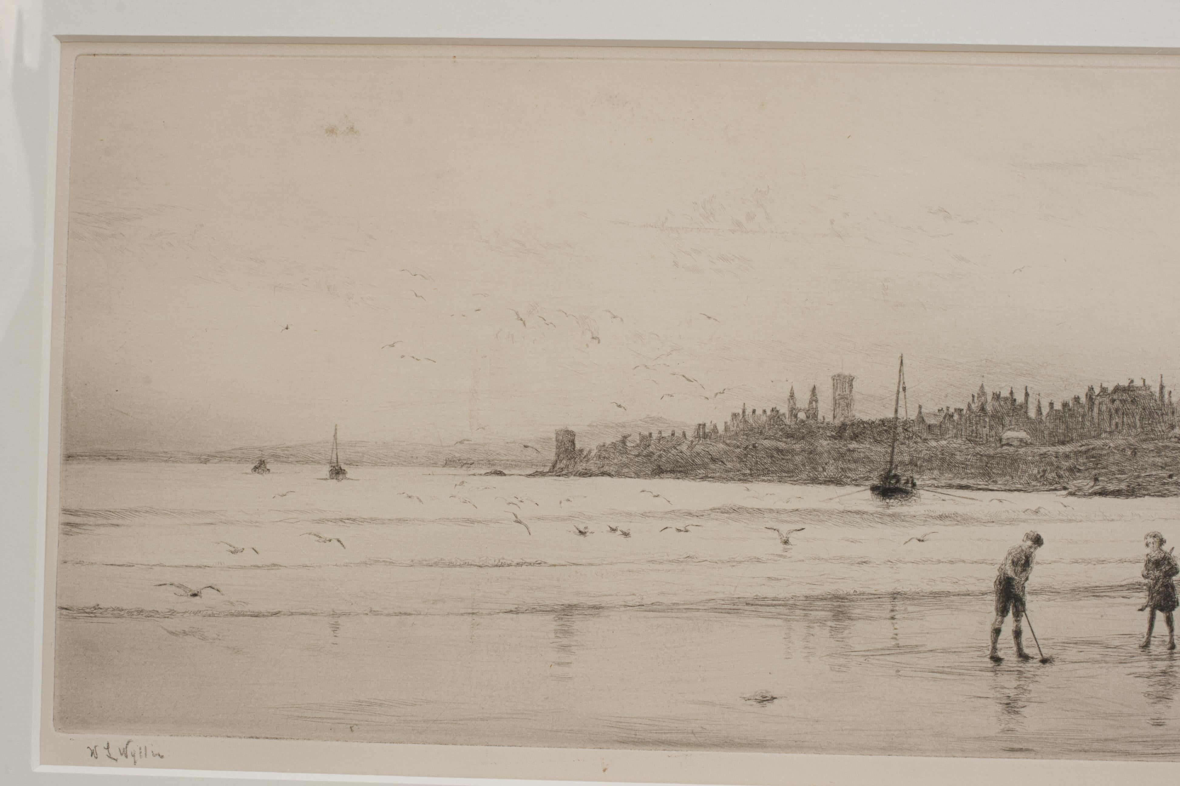 Gravure de golf de St Andrews par Wyllie en vente 2