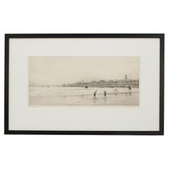 Golf Etching Of St Andrews By Wyllie
