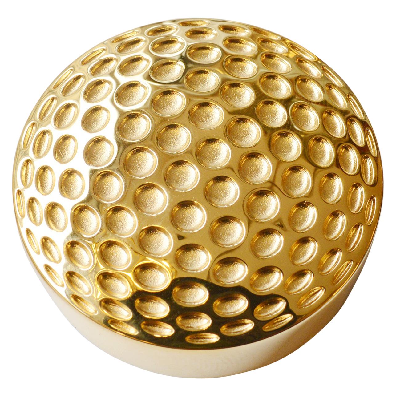 Golf Gold Paperweight For Sale