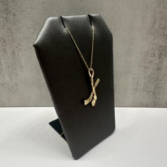 Golf Iron Pendant Necklace in 14kt Yellow Gold – 20in, Pre-Loved