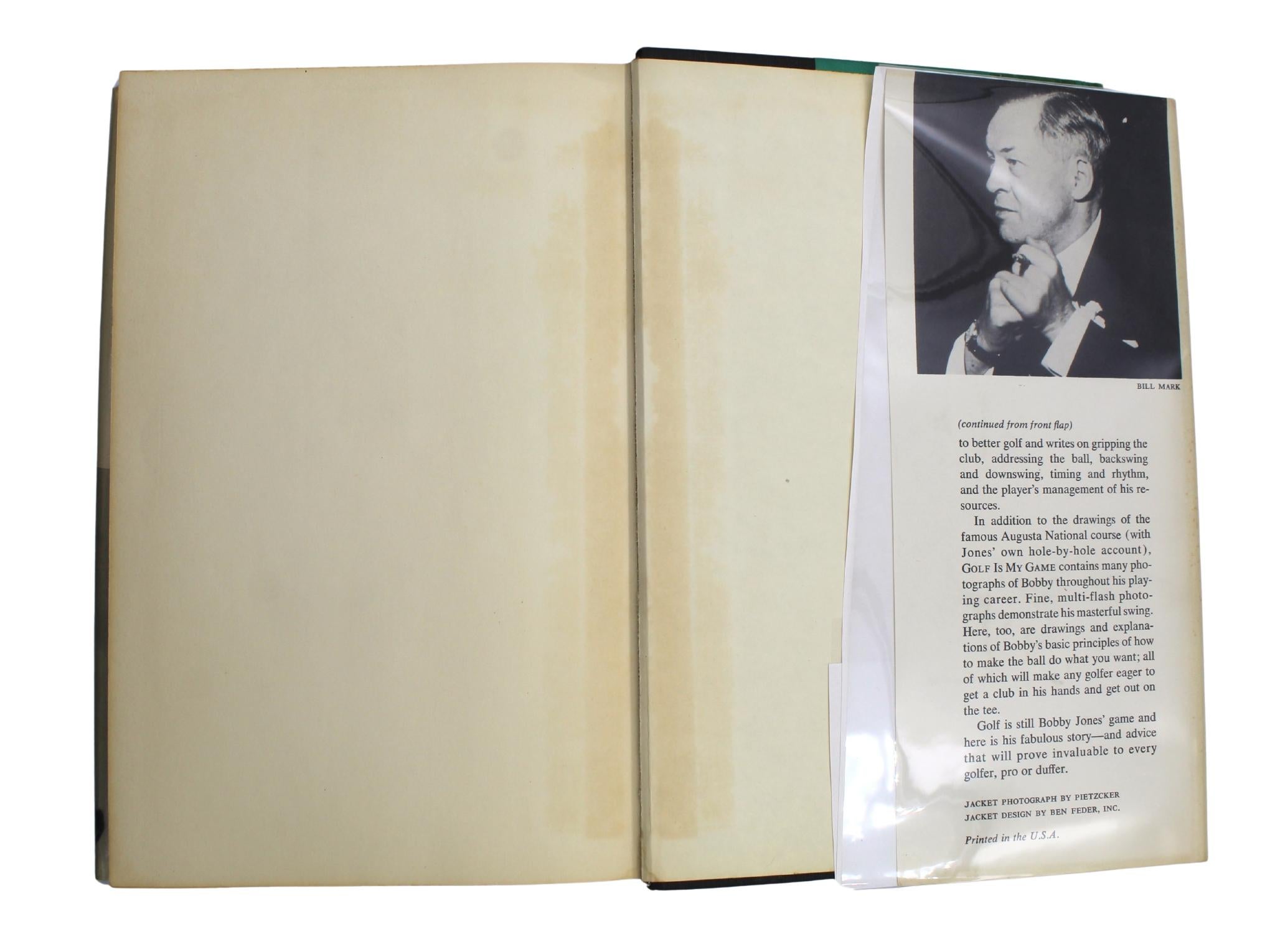 Il golf è il mio gioco, firmato da Bobby Jones, seconda edizione, 1960 in vendita 9