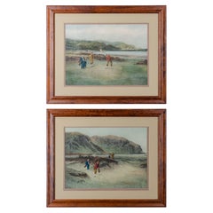 Golf Lithographs after Douglas Adams - A Pair