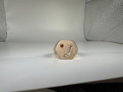 Golf Lovers fancy diamond ring 14KT gold size 9