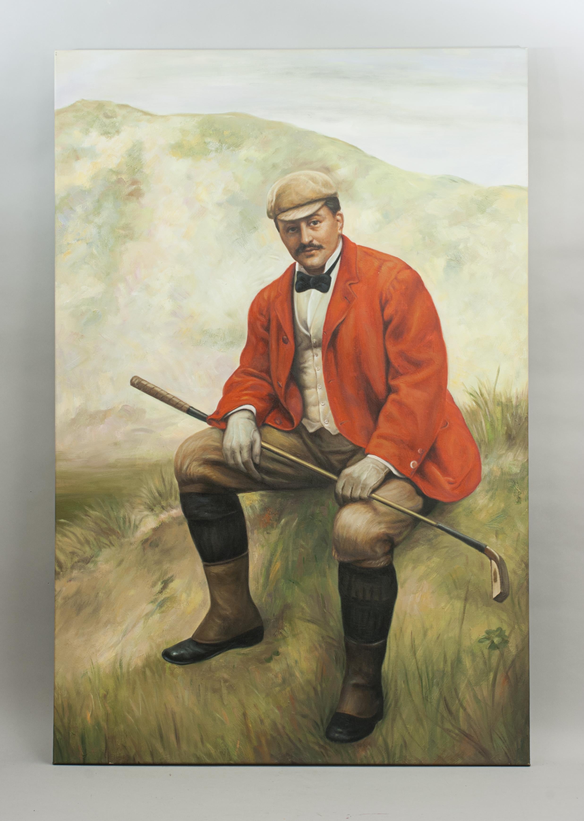 Golf Oil Painting of Dr. William Laidlaw Purves by Hon. John Collier For Sale 1