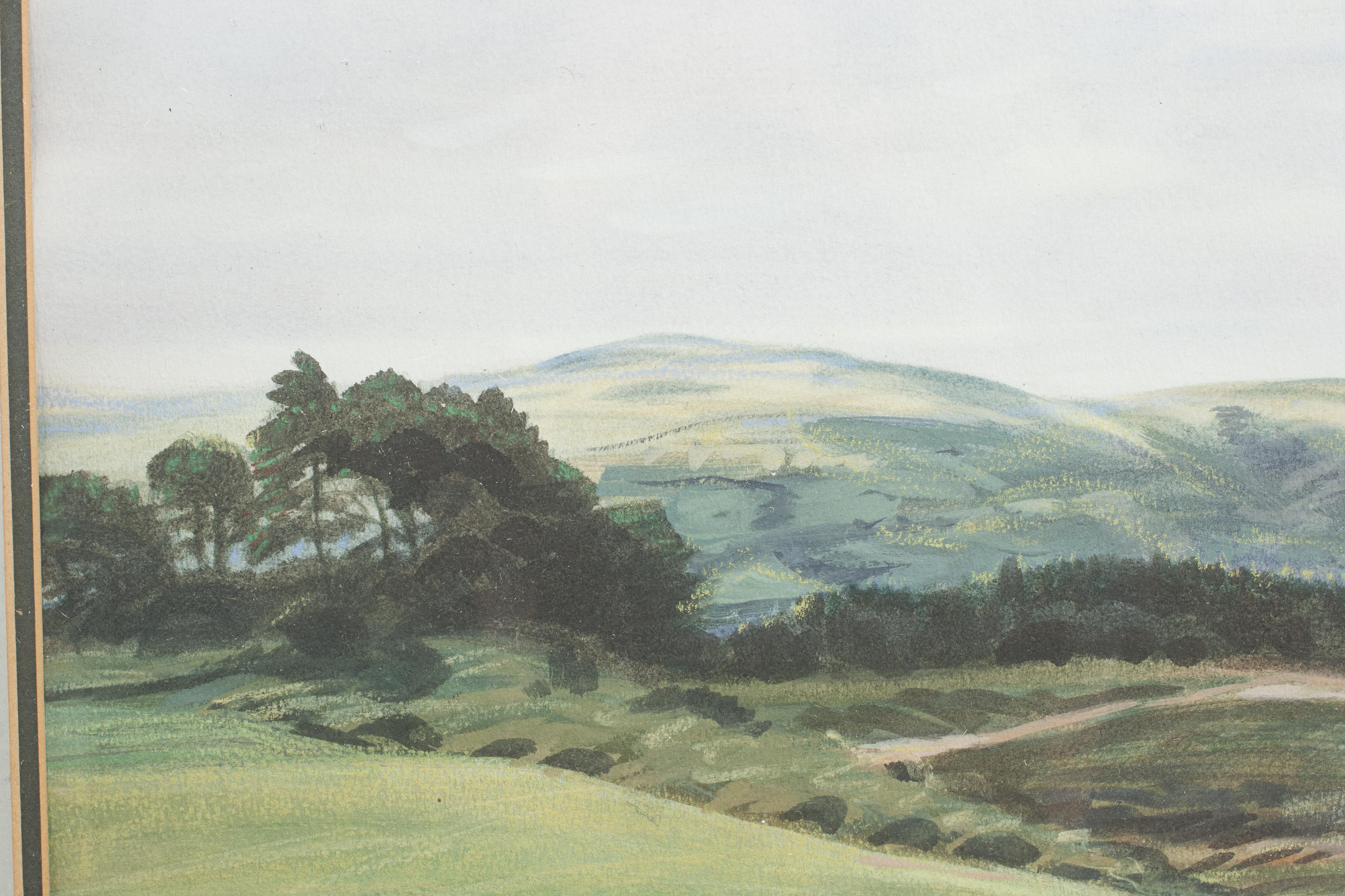 Golf Painting Of The 10th Green - King's Course, Gleneagles - Arthur Weaver For Sale 2