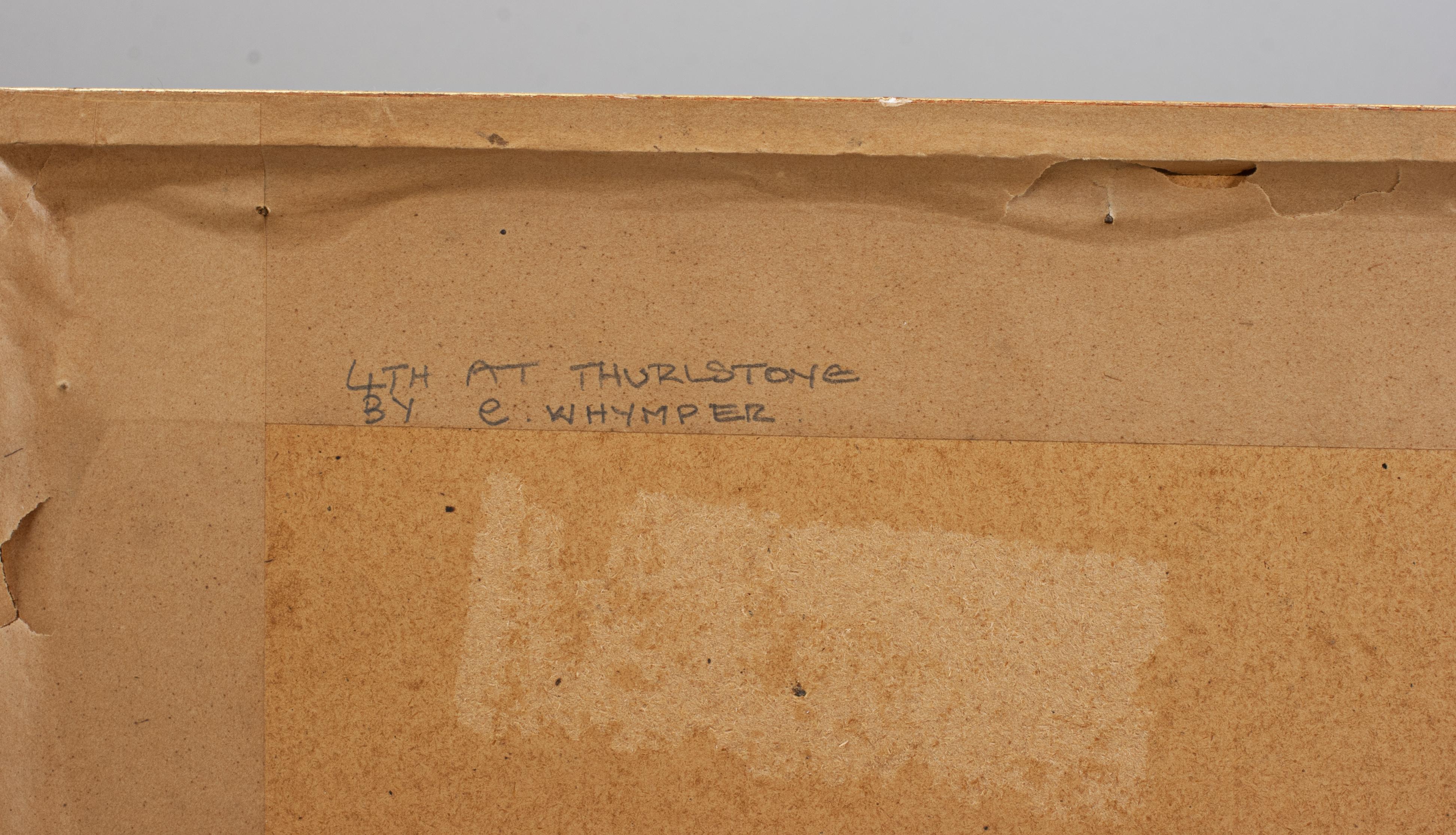 Pintura de golf del club de golf de Thurlestone por C. Whymper en venta 3