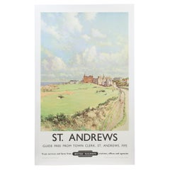Affiche de golf de St Andrews par McIntosh Patrick