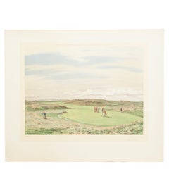 Golf Print of Hoylake Golf Club by Arthur Weaver