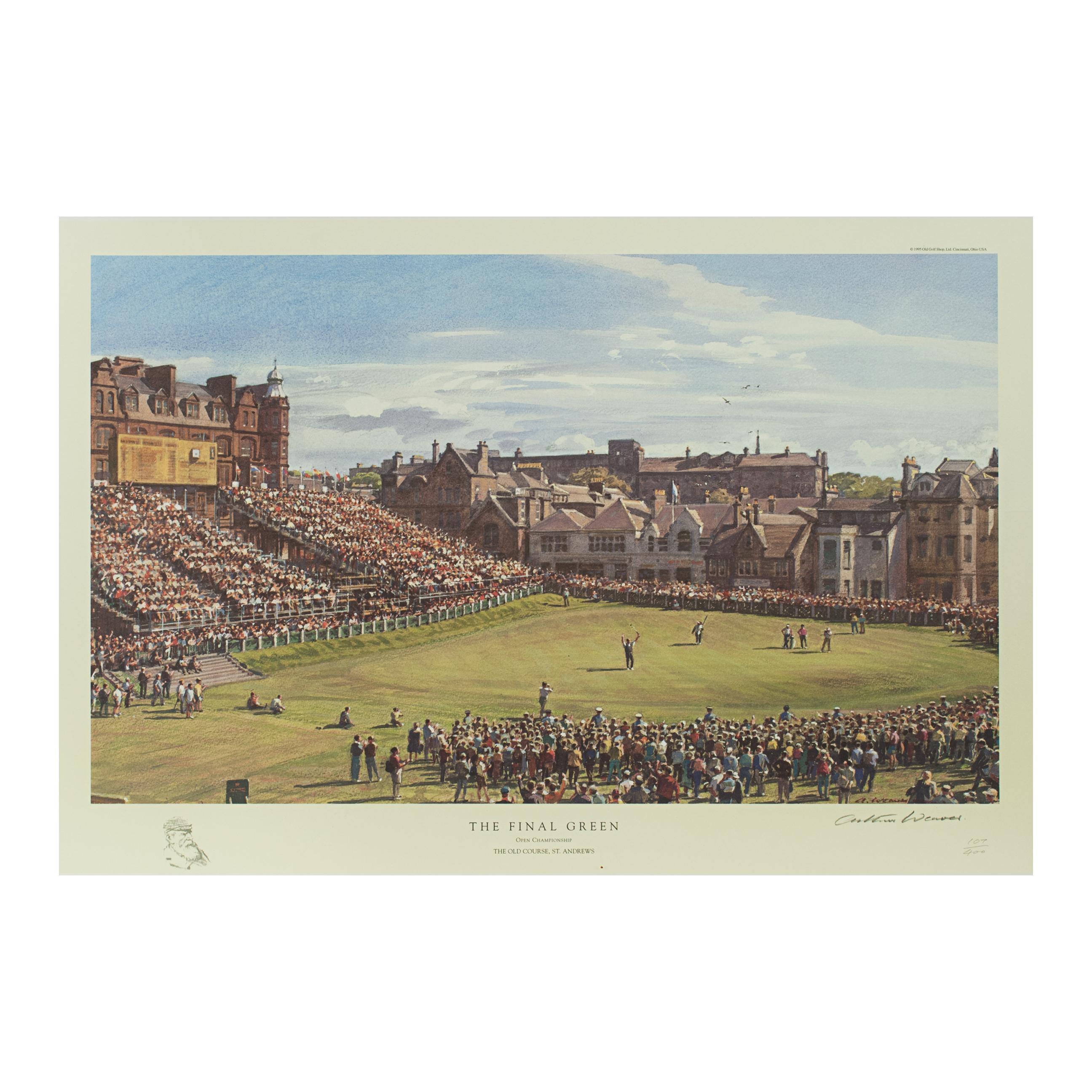 Sporting Art Golf Print, St Andrews, the Final Green' by Arthur Weaver
