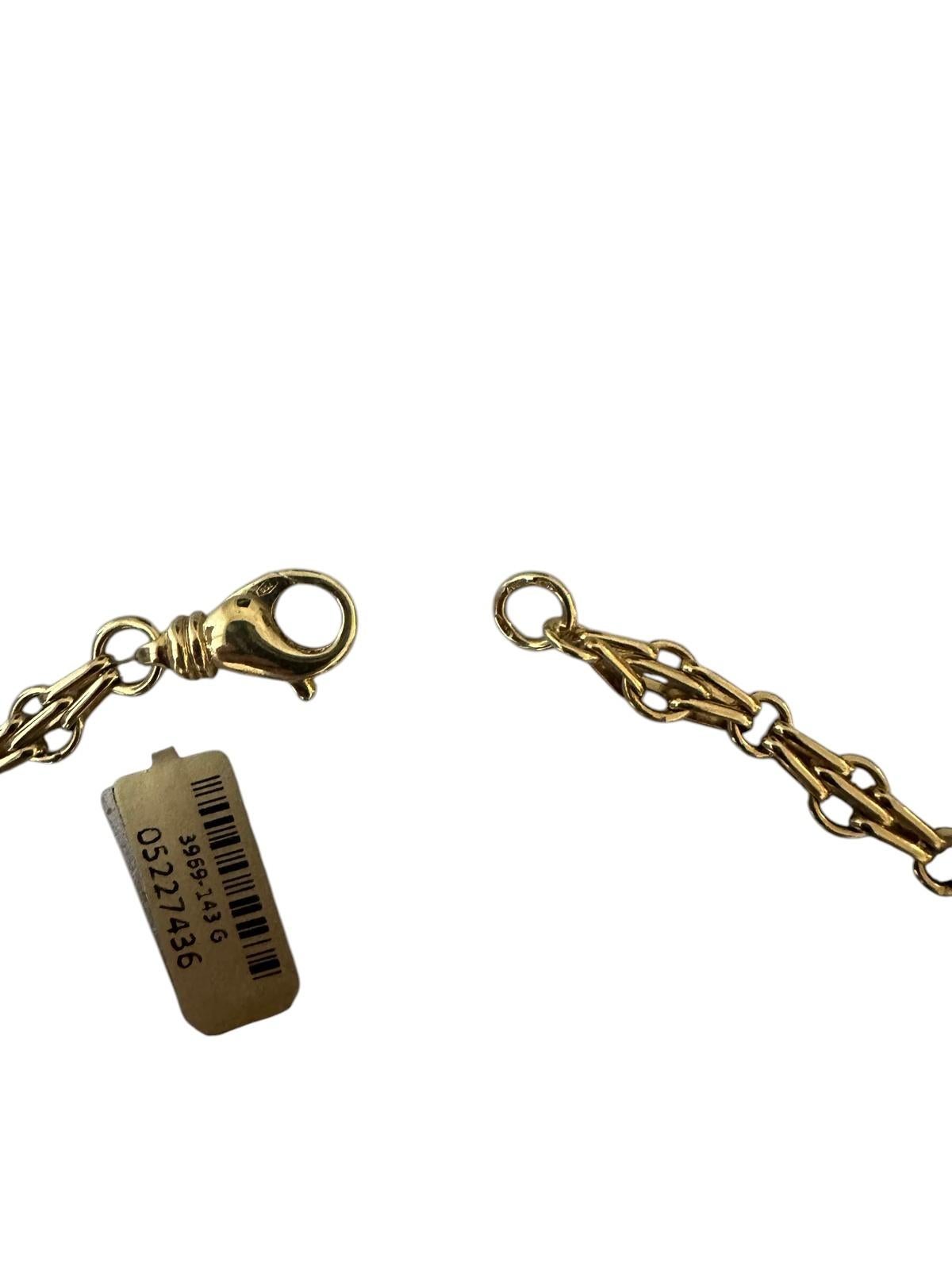 Golf  Theme 18K Yellow Gold Necklace For Sale 6