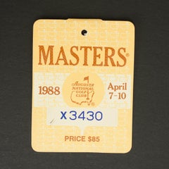 Golf, Distintivo del torneo US Masters 1988
