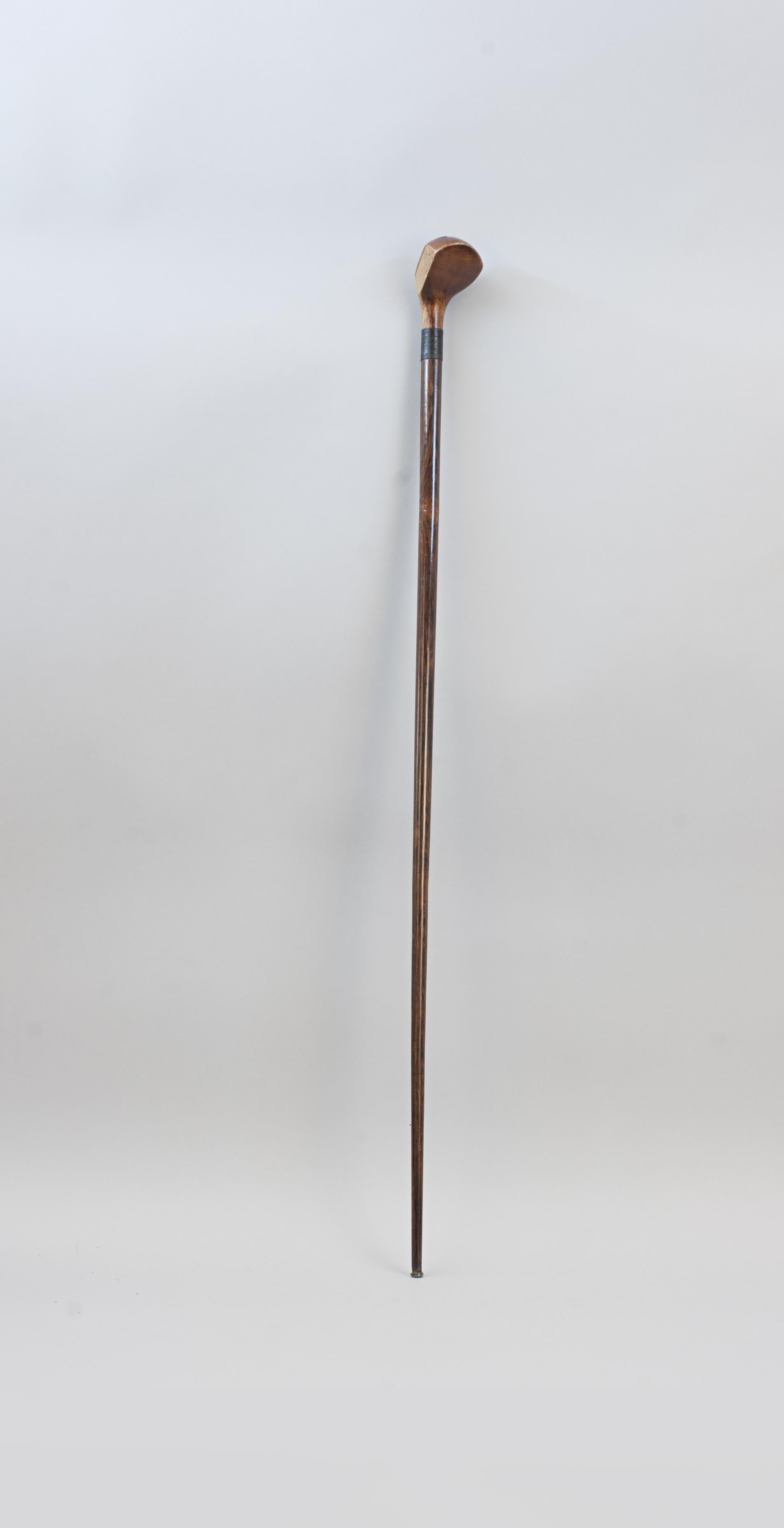 20th Century Golf Walking Stick, Sunday Club.