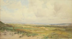 Golf Watercolour, Westward Ho! by Hugh Percy Heard
