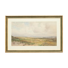 Golf Watercolour, Westward Ho! by Hugh Percy Heard