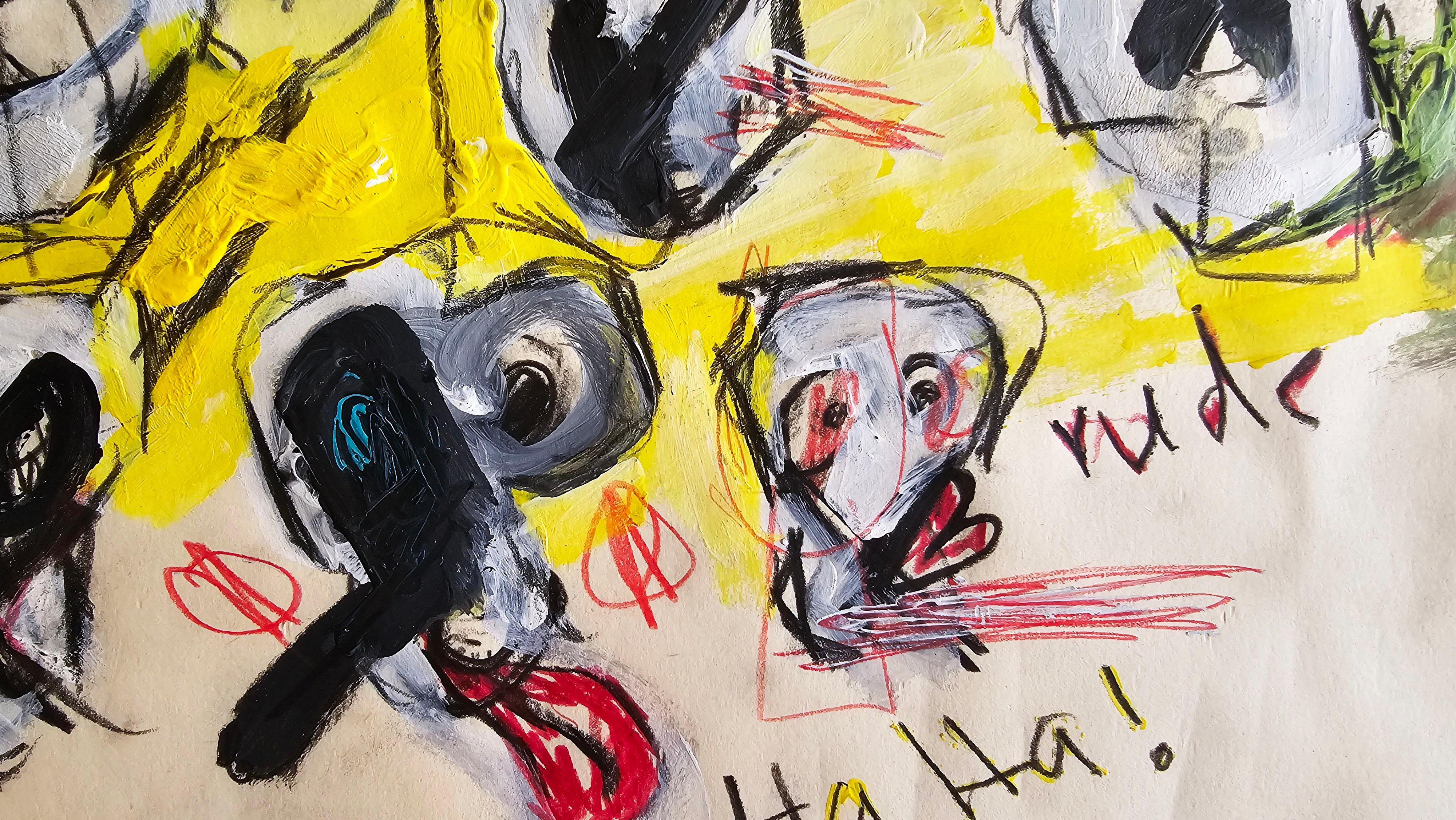 Golfam Jozdani
Saint Minecraft X
2024
Mixed Media on Cardboard; Acrylic, Pencil, Colored Pencil
Size: 9.44 x 14.17 inches (24 x 36 cm)
Signed and dated by hand
COA provided

*Framing Options available - Please Inquire

STATEMENT
Golfam Jozdani's