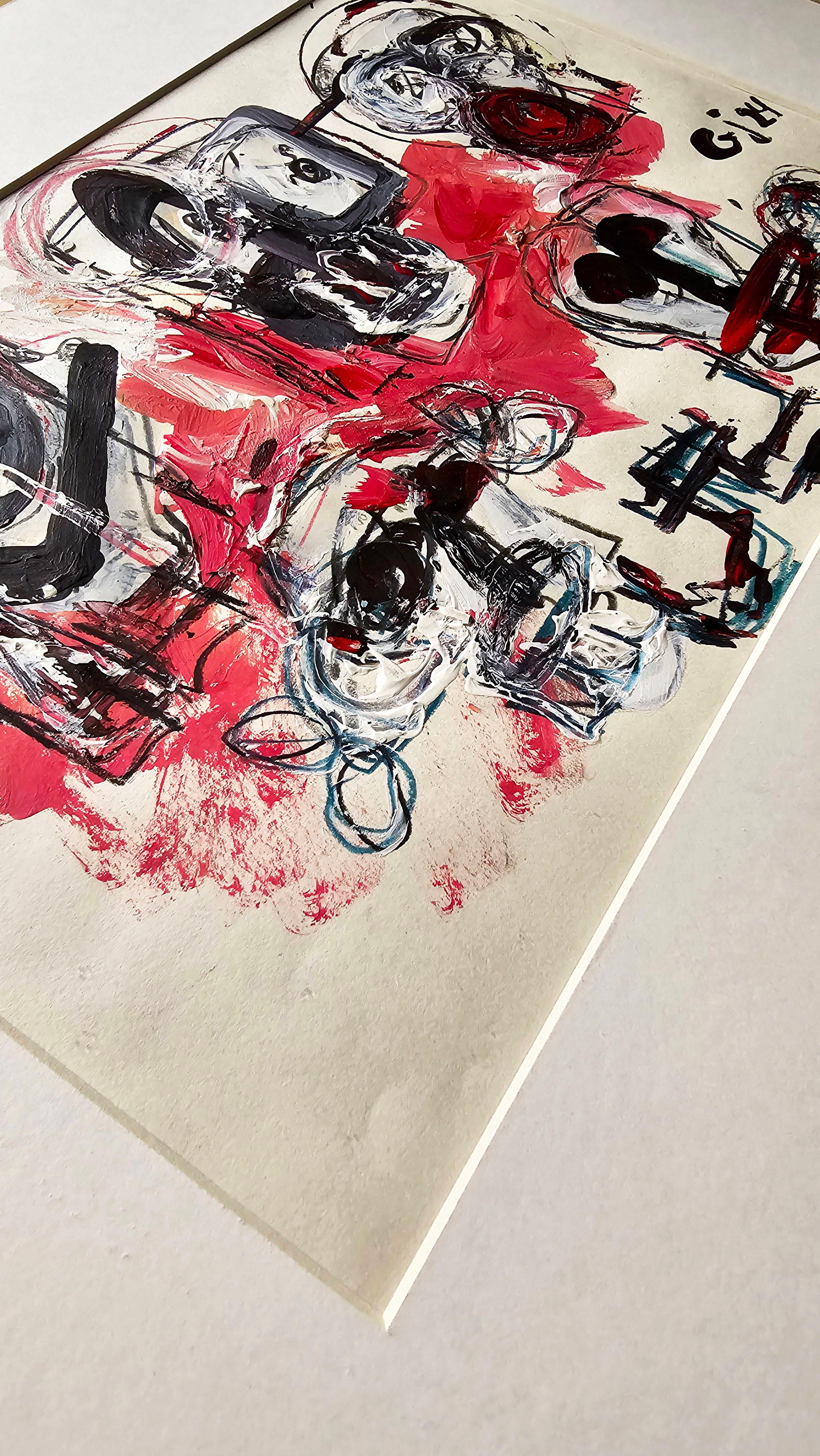 Saint Minecraft XIX (Gestural Abstract, Gaming, Portrait, Creativity, 20% OFF) For Sale 1