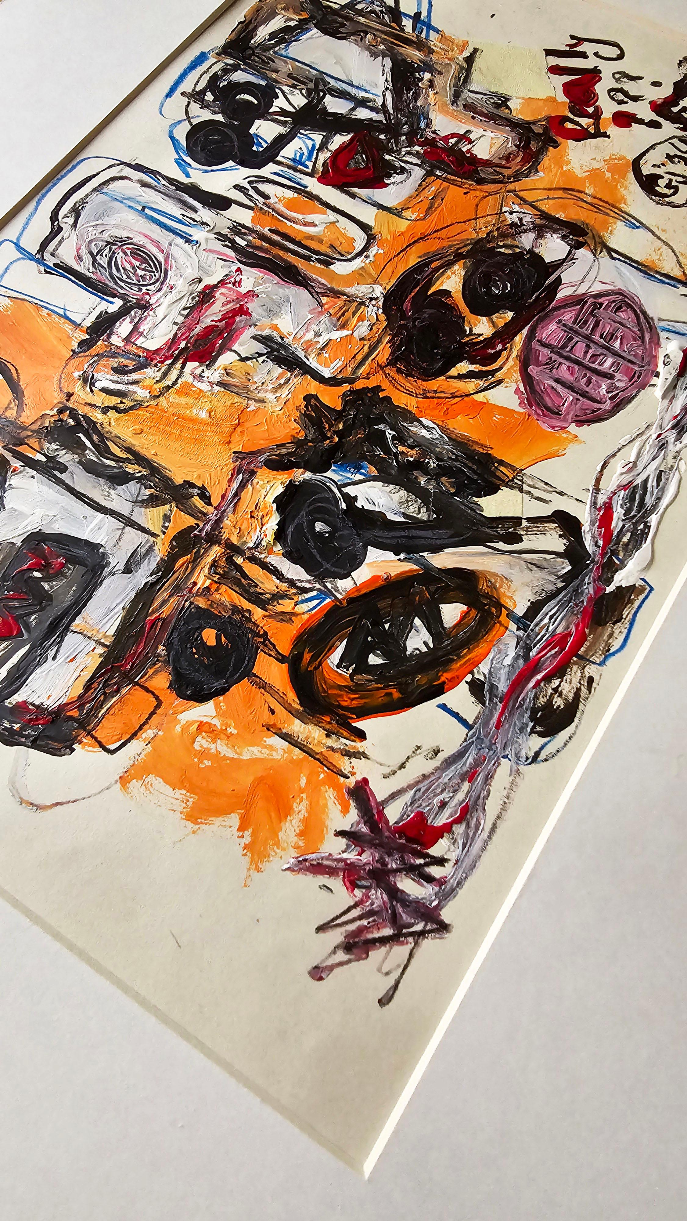 Saint Minecraft XVI (Gestural Abstract, Gaming, Portrait, Creativity, 20% OFF) For Sale 1