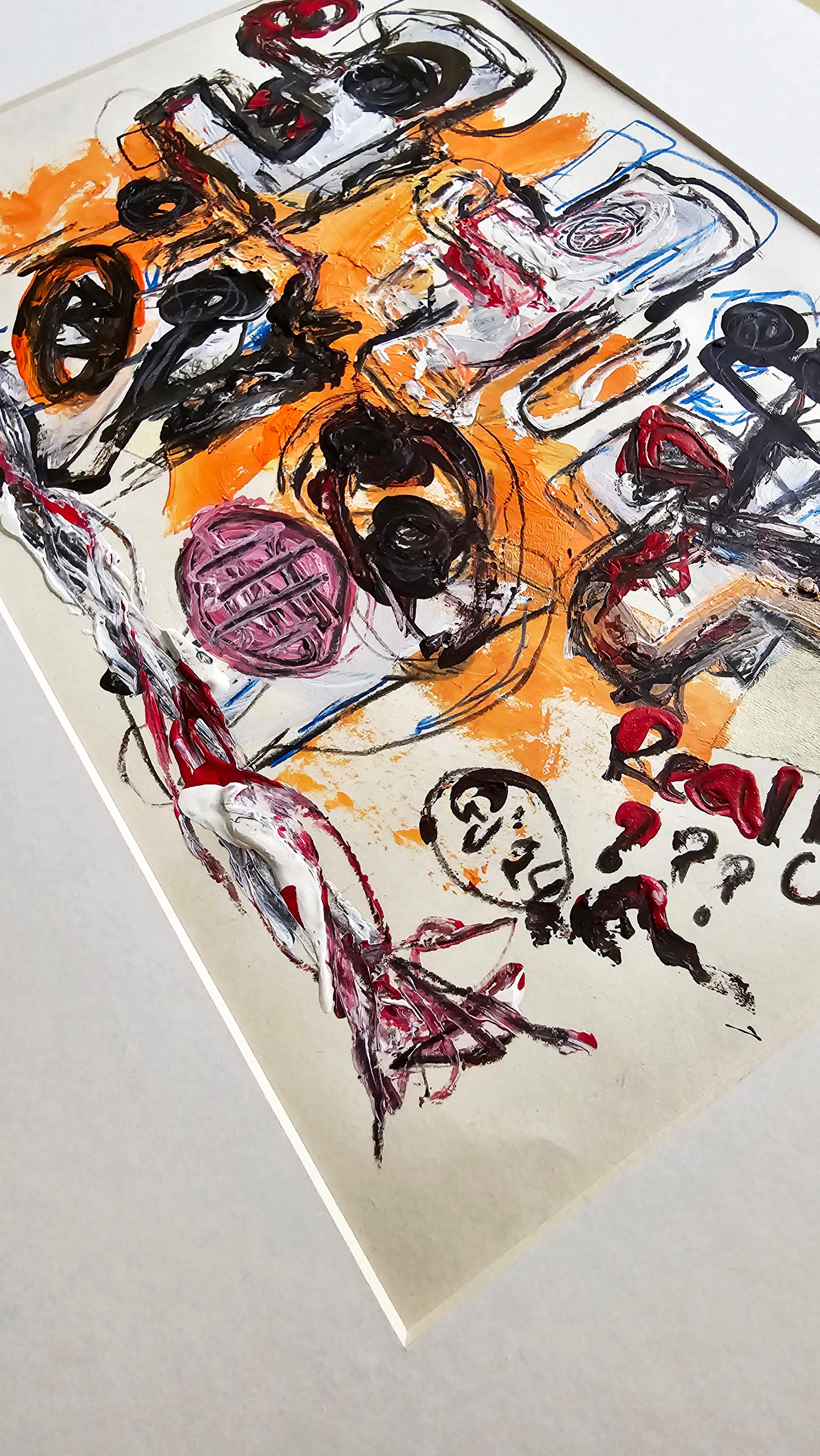 Saint Minecraft XVI (Gestural Abstract, Gaming, Portrait, Creativity, 20% OFF) For Sale 2