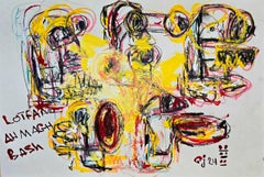 San Minecraft XXV (Abstracto gestual, Retrato, Artista persa, 20% DE DESCUENTO)