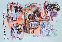 Saint Minecraft XXXIV (abstraite, portrait, artiste persan, 20 % off)