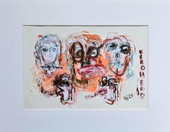 Saint Minecraft XXXV (Gestural Abstract, Portrait, Persian Artist, 20% OFF)