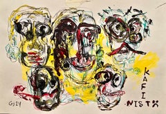 Saint Minecraft XXXVI (Gestural Abstract, Portrait, Persian Artist, 20% OFF)