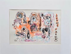 Saint Minecraft XXXVIII (Gestural Abstract, Porträt, persische Künstlerin, 20% OFF)