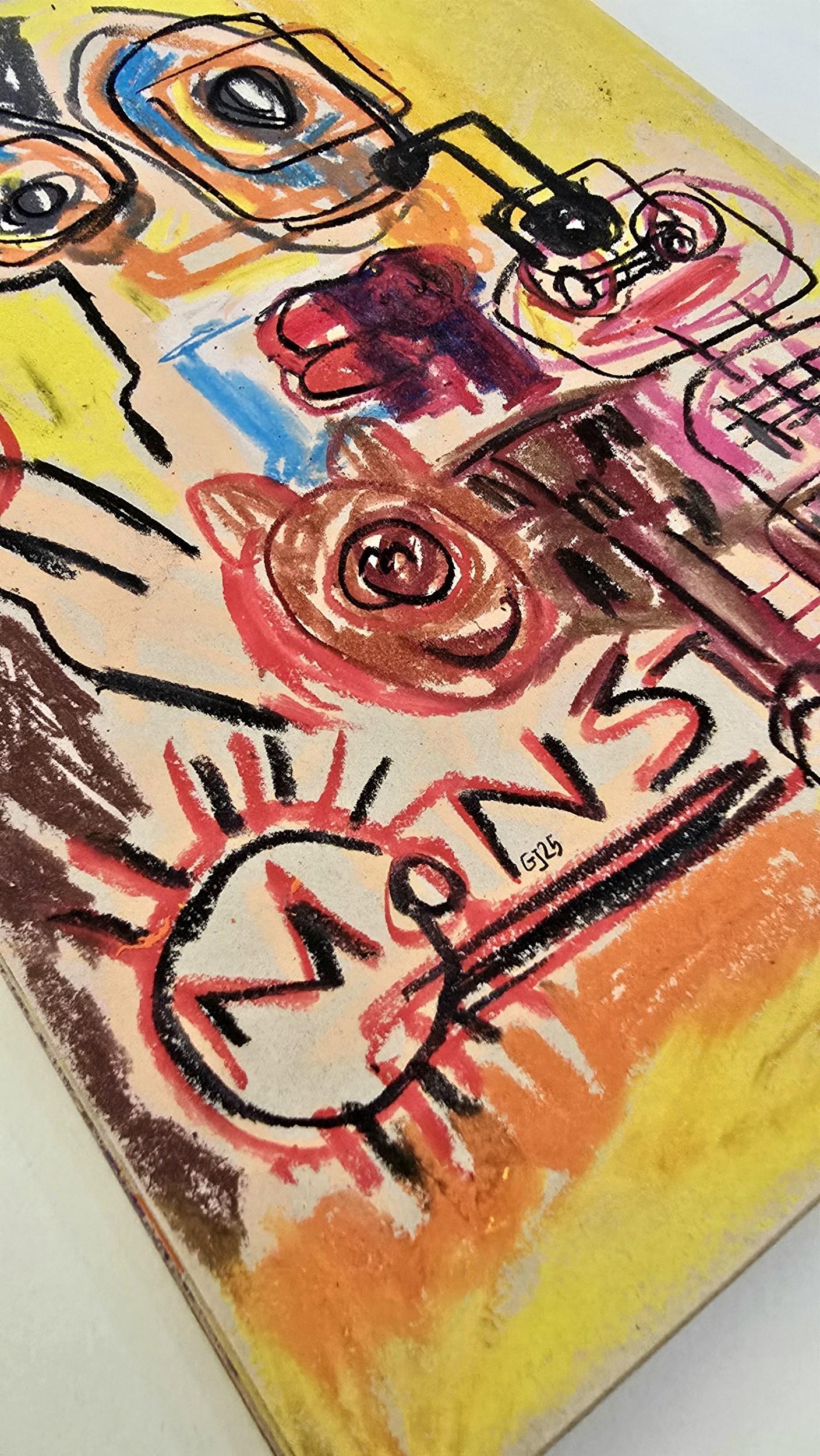 Golfam Jozdani
Shadows of Peace I
2025
Oil Pastel on Fine Paper
Size: 11 x 8.5 inches (28 x 22 cm)
Signed and dated in pencil
COA provided

*Framing Options available - Please Inquire


In her new series, Golfam Jozdani imagines beings from another