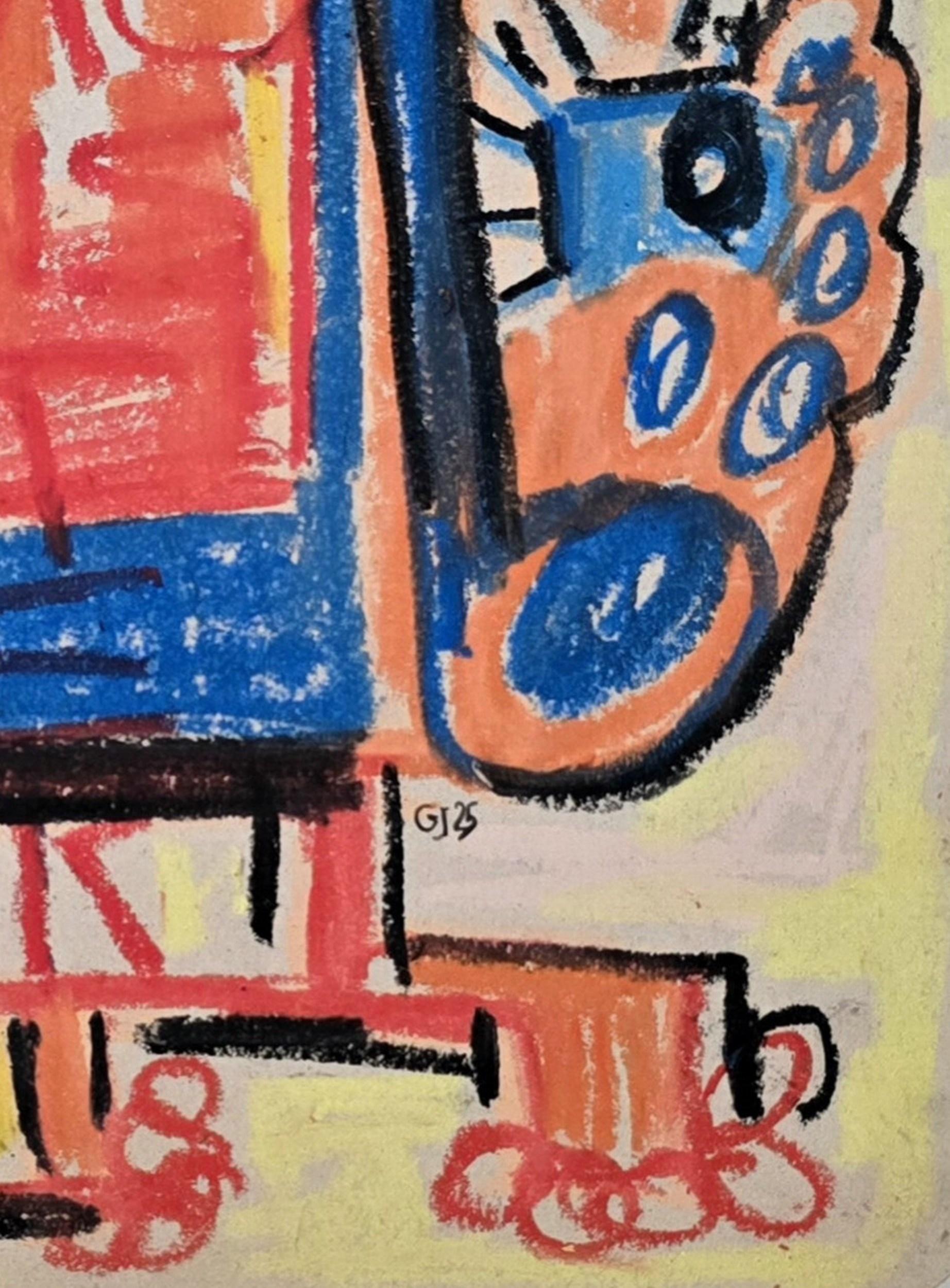 Schatten des Friedens III (Aliens, Surreal, Expressionismus, Urban, ~35% OFF) im Angebot 5